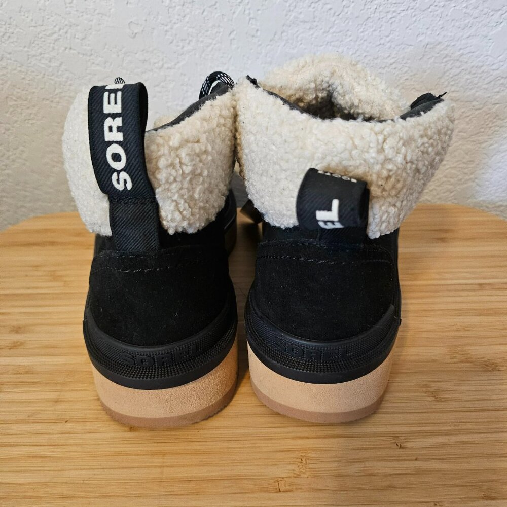 SOREL Hi-Line Hiking Boot Black Womens 7 NWT - Picture 3 of 5